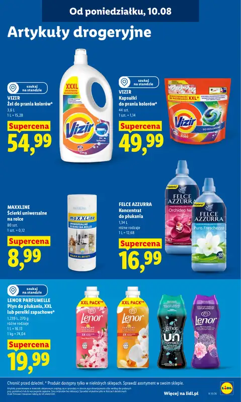 Lidl - gazetka promocyjna Oferta od poniedziałku od poniedziałku 10.08 do wtorku 11.08 - strona 91