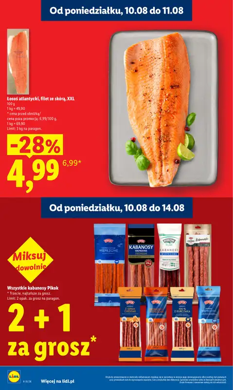 Lidl - gazetka promocyjna Oferta od poniedziałku od poniedziałku 10.08 do wtorku 11.08 - strona 18