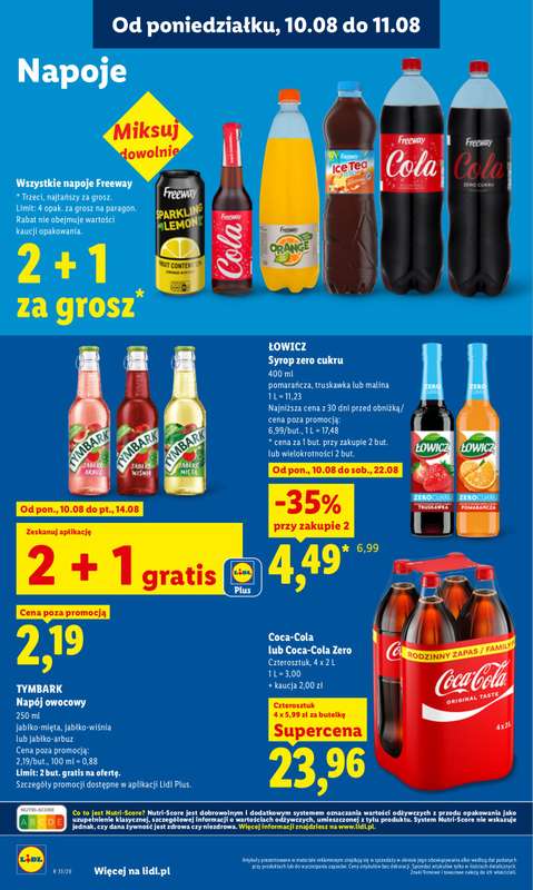 Lidl - gazetka promocyjna Oferta od poniedziałku od poniedziałku 10.08 do wtorku 11.08 - strona 72