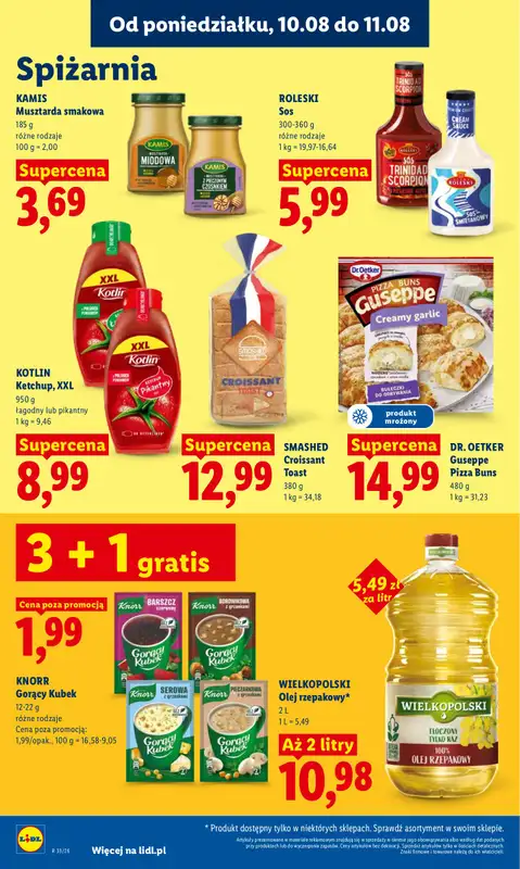 Lidl - gazetka promocyjna Oferta od poniedziałku od poniedziałku 10.08 do wtorku 11.08 - strona 84