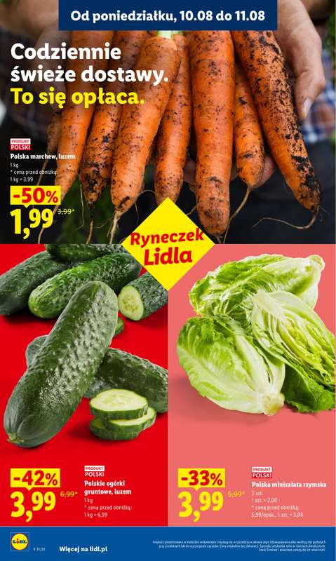 Lidl - gazetka promocyjna Oferta od poniedziałku od poniedziałku 10.08 do wtorku 11.08 - strona 42