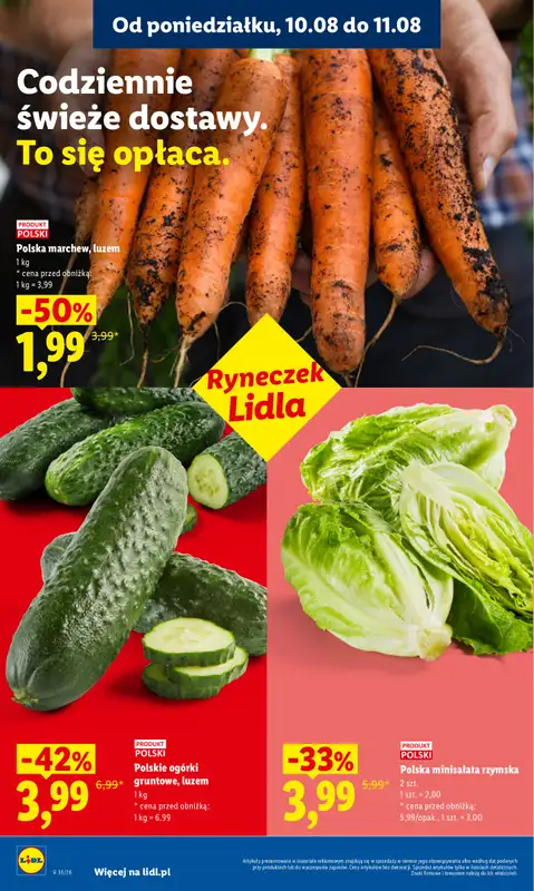 Lidl - gazetka promocyjna Oferta od poniedziałku od poniedziałku 10.08 do wtorku 11.08 - strona 42