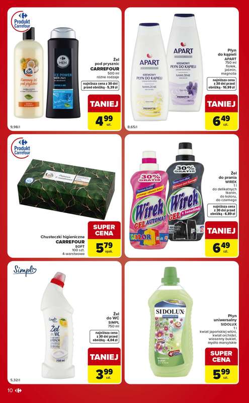 Carrefour Market - gazetka promocyjna Gazetka Ekspresowe zakupy od wtorku 11.08 do poniedziałku 17.08 - strona 10