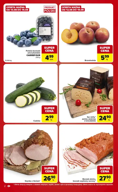 Carrefour Market - gazetka promocyjna Gazetka Ekspresowe zakupy od wtorku 11.08 do poniedziałku 17.08 - strona 2