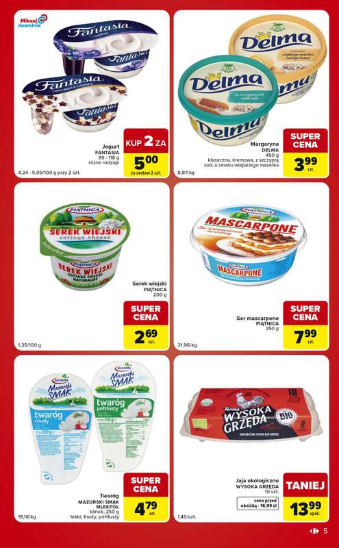 Carrefour Market - gazetka promocyjna Gazetka Ekspresowe zakupy od wtorku 11.08 do poniedziałku 17.08 - strona 5