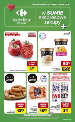 Carrefour Express - gazetka promocyjna Gazetka Express od wtorku 11.08 do poniedziałku 17.08