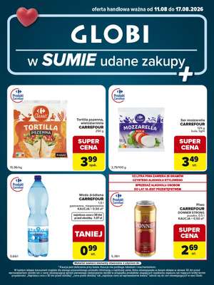 Globi - gazetka promocyjna Gazetka Globi  do poniedziałku 17.08 - strona 2