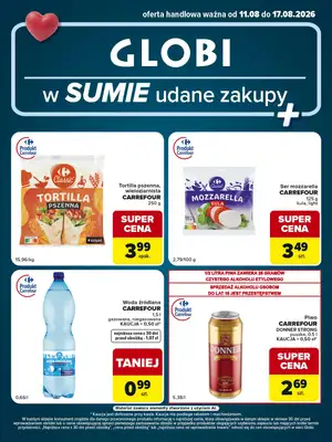 Globi - gazetka promocyjna Gazetka Globi od wtorku 11.08 do poniedziałku 17.08 - strona 2