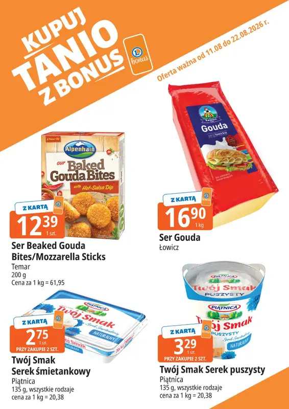 Leclerc - gazetka promocyjna Kupuj tanio z bonus od wtorku 11.08 do soboty 22.08 - strona 10