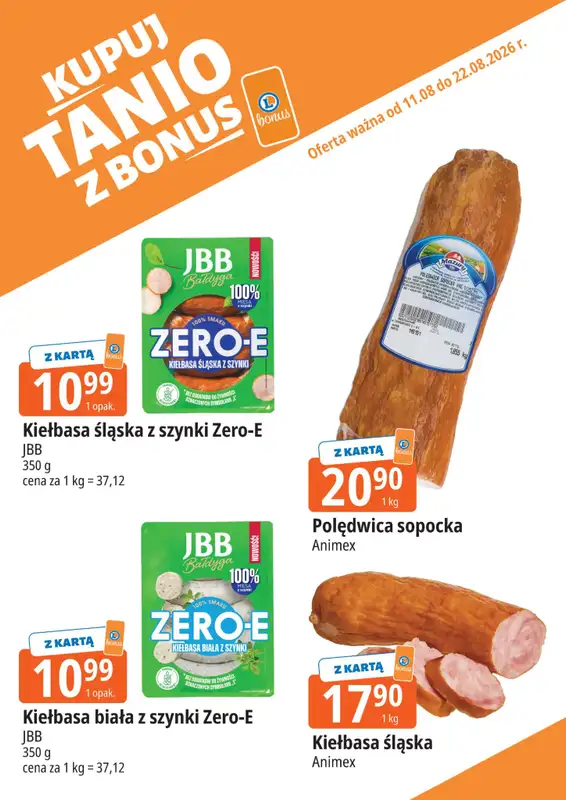 Leclerc - gazetka promocyjna Kupuj tanio z bonus od wtorku 11.08 do soboty 22.08 - strona 4