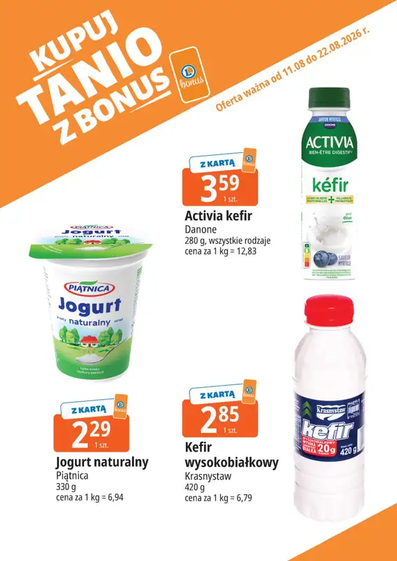 Leclerc - gazetka promocyjna Kupuj tanio z bonus od wtorku 11.08 do soboty 22.08 - strona 11