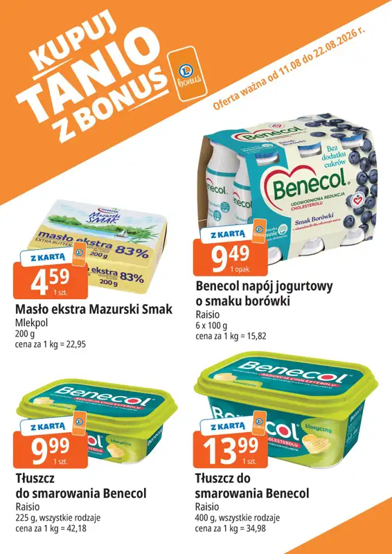 Leclerc - gazetka promocyjna Kupuj tanio z bonus od wtorku 11.08 do soboty 22.08 - strona 17