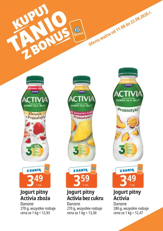 Leclerc - gazetka promocyjna Kupuj tanio z bonus od wtorku 11.08 do soboty 22.08 - strona 9
