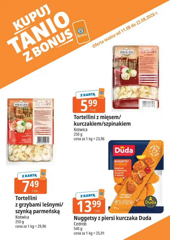 Leclerc - gazetka promocyjna Kupuj tanio z bonus od wtorku 11.08 do soboty 22.08 - strona 7