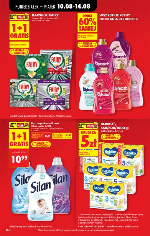 Biedronka - gazetka promocyjna Od poniedziałku od poniedziałku 10.08 do soboty 15.08 - strona 22