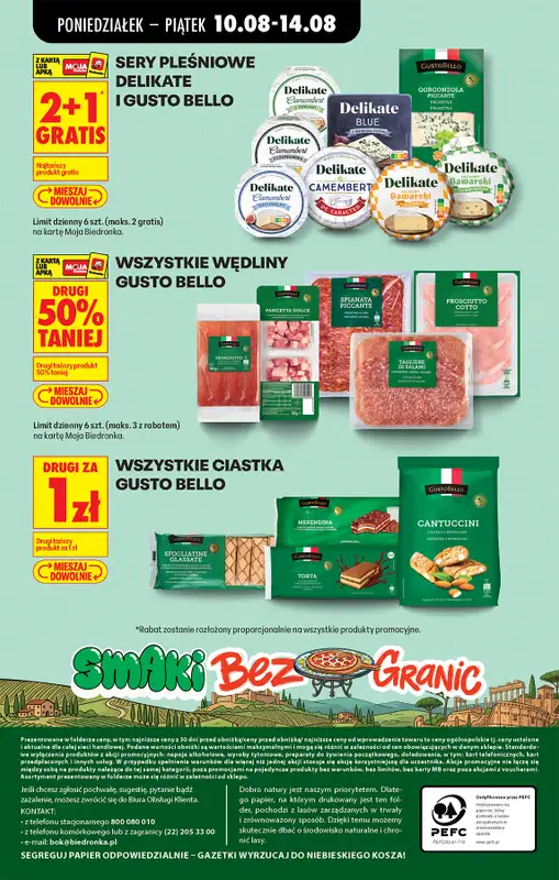 Biedronka - gazetka promocyjna Od poniedziałku od poniedziałku 10.08 do soboty 15.08 - strona 89