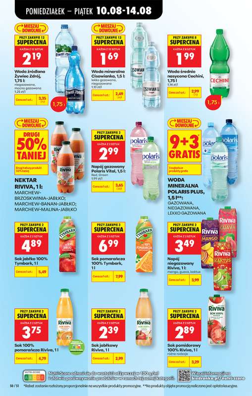 Biedronka - gazetka promocyjna Od poniedziałku od poniedziałku 10.08 do soboty 15.08 - strona 70