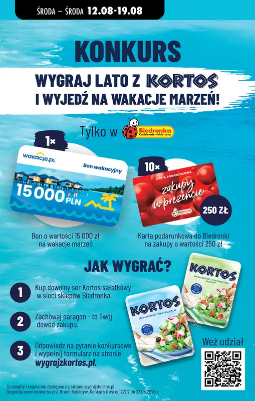 Biedronka - gazetka promocyjna Od poniedziałku od poniedziałku 10.08 do soboty 15.08 - strona 54