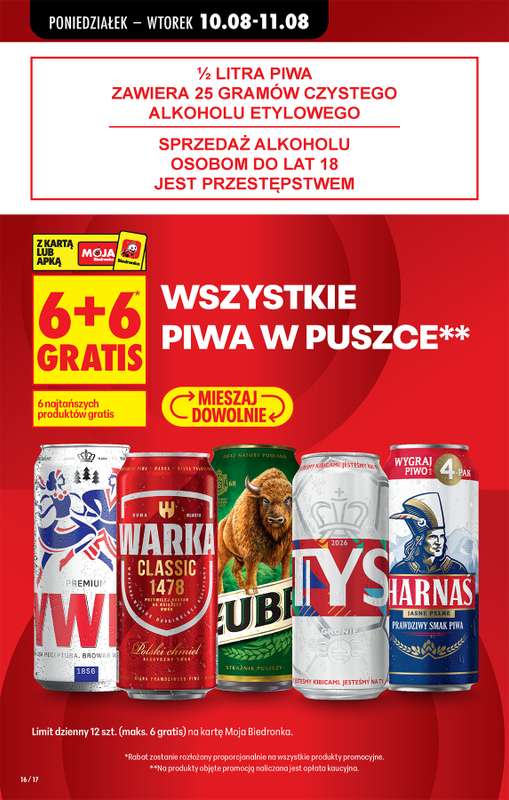 Biedronka - gazetka promocyjna Od poniedziałku od poniedziałku 10.08 do soboty 15.08 - strona 15