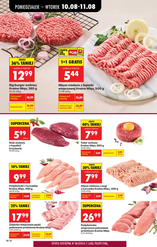 Biedronka - gazetka promocyjna Od poniedziałku, Z ladą tradycyjną od poniedziałku 10.08 do soboty 15.08 - strona 38