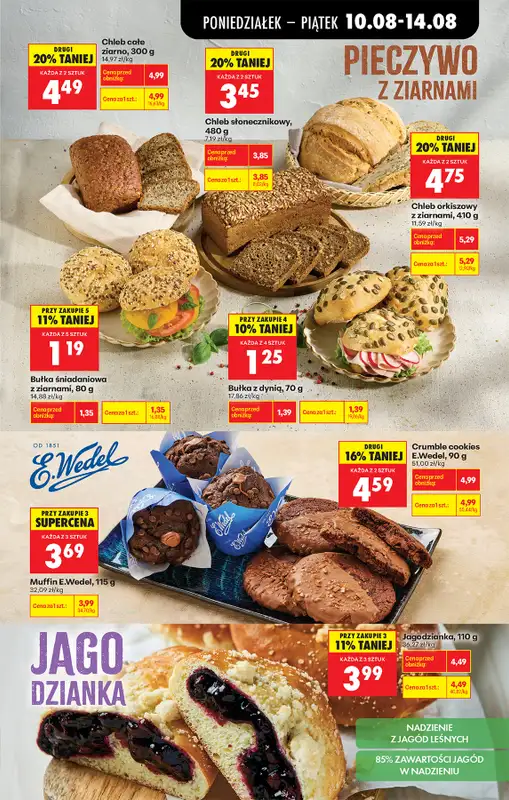 Biedronka - gazetka promocyjna Od poniedziałku, Z ladą tradycyjną od poniedziałku 10.08 do soboty 15.08 - strona 41