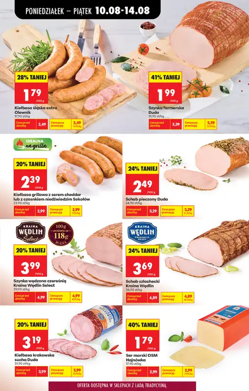 Biedronka - gazetka promocyjna Od poniedziałku, Z ladą tradycyjną od poniedziałku 10.08 do soboty 15.08 - strona 37