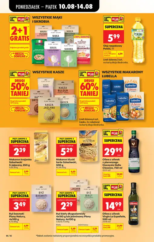Biedronka - gazetka promocyjna Od poniedziałku, Z ladą tradycyjną od poniedziałku 10.08 do soboty 15.08 - strona 62