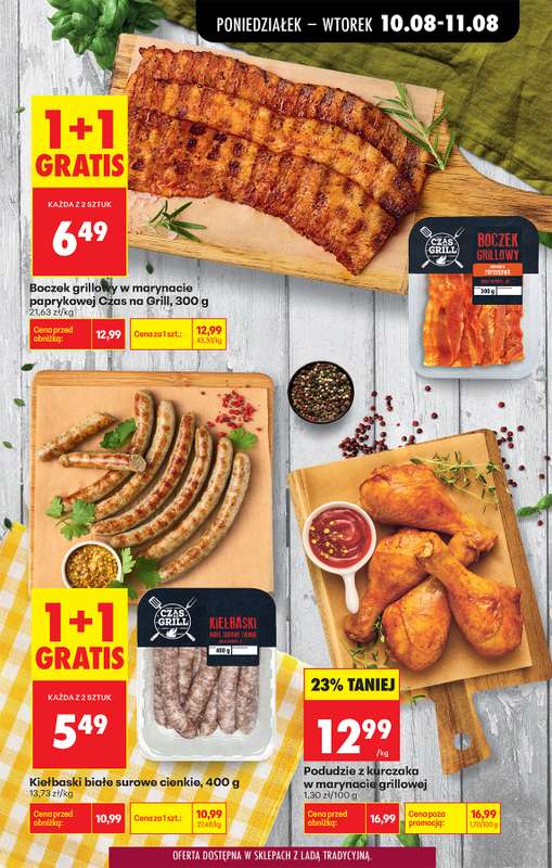 Biedronka - gazetka promocyjna Od poniedziałku, Z ladą tradycyjną od poniedziałku 10.08 do soboty 15.08 - strona 7