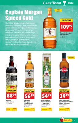 Biedronka - gazetka promocyjna Czas na Toast! od poniedziałku 10.08 do soboty 22.08 - strona 31