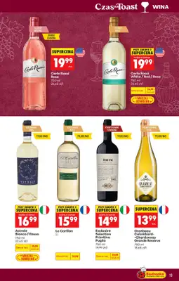 Biedronka - gazetka promocyjna Czas na Toast! od poniedziałku 10.08 do soboty 22.08 - strona 13