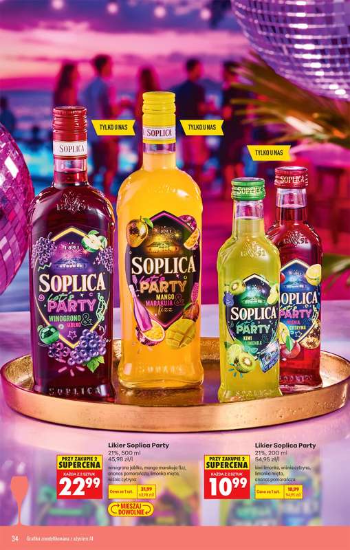 Biedronka - gazetka promocyjna Czas na Toast! od poniedziałku 10.08 do soboty 22.08 - strona 34