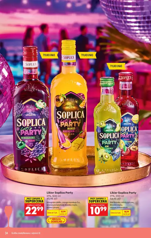 Biedronka - gazetka promocyjna Czas na Toast! od poniedziałku 10.08 do soboty 22.08 - strona 34