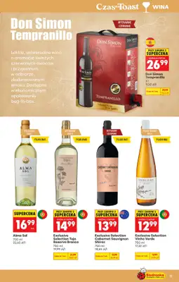 Biedronka - gazetka promocyjna Czas na Toast! od poniedziałku 10.08 do soboty 22.08 - strona 11