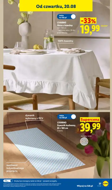 Lidl - gazetka promocyjna Katalog od poniedziałku 17.08 do soboty 22.08 - strona 49