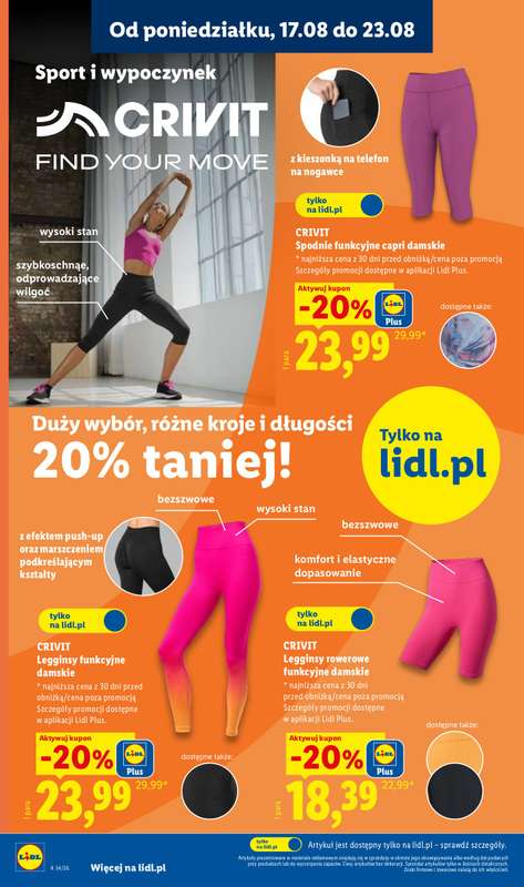 Lidl - gazetka promocyjna Katalog od poniedziałku 17.08 do soboty 22.08 - strona 20