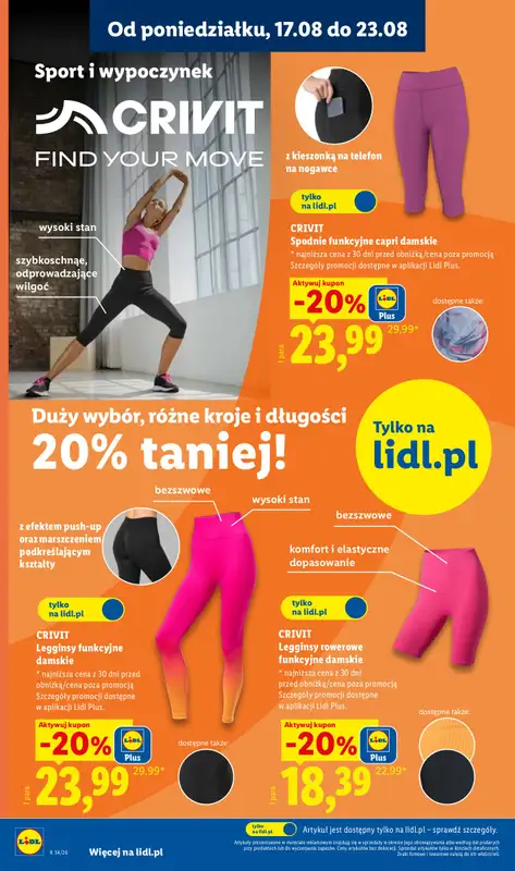Lidl - gazetka promocyjna Katalog od poniedziałku 17.08 do soboty 22.08 - strona 20