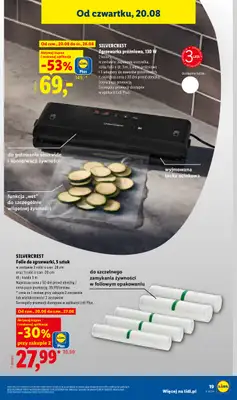 Lidl - gazetka promocyjna Katalog od poniedziałku 17.08 do soboty 22.08 - strona 31