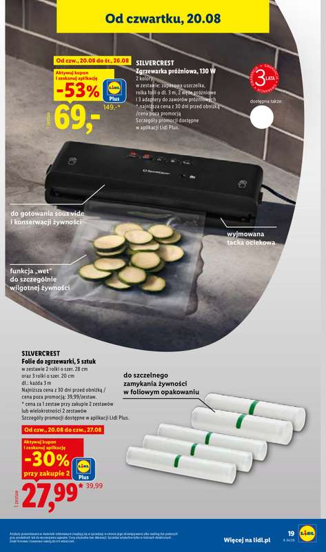 Lidl - gazetka promocyjna Katalog od poniedziałku 17.08 do soboty 22.08 - strona 31