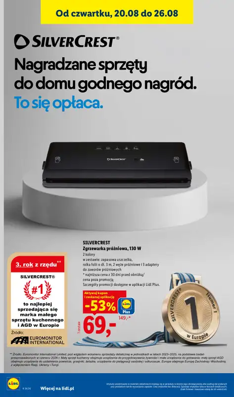 Lidl - gazetka promocyjna Katalog od poniedziałku 17.08 do soboty 22.08 - strona 30