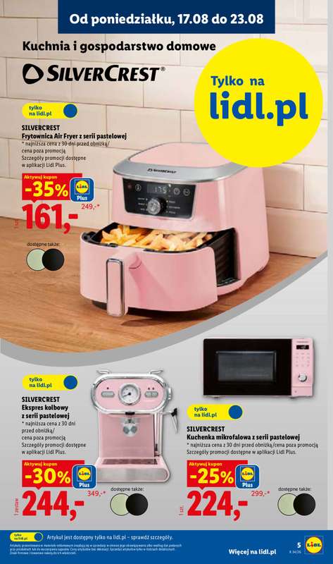 Lidl - gazetka promocyjna Katalog od poniedziałku 17.08 do soboty 22.08 - strona 5