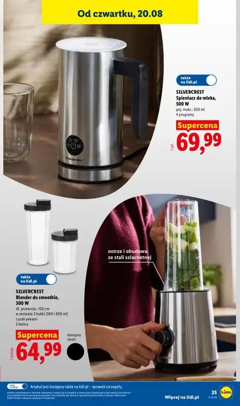 Lidl - gazetka promocyjna Katalog od poniedziałku 17.08 do soboty 22.08 - strona 37