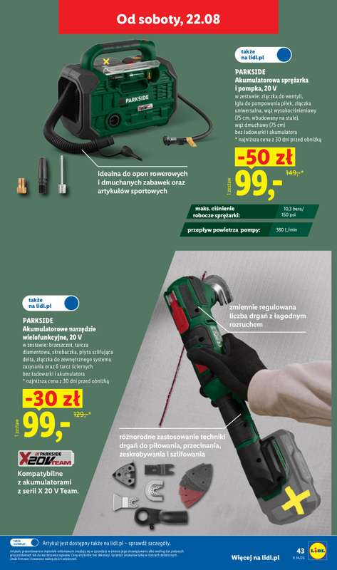 Lidl - gazetka promocyjna Katalog od poniedziałku 17.08 do soboty 22.08 - strona 55