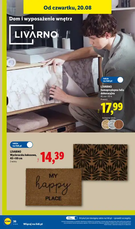 Lidl - gazetka promocyjna Katalog od poniedziałku 17.08 do soboty 22.08 - strona 48