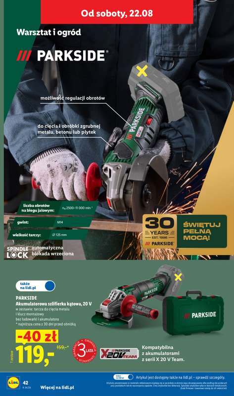 Lidl - gazetka promocyjna Katalog od poniedziałku 17.08 do soboty 22.08 - strona 54