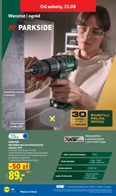 Lidl - gazetka promocyjna Katalog od poniedziałku 17.08 do soboty 22.08 - strona 52