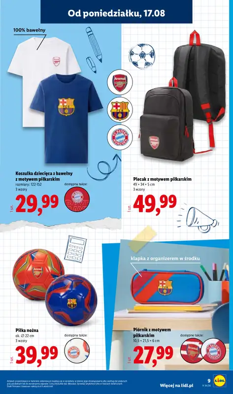 Lidl - gazetka promocyjna Katalog od poniedziałku 17.08 do soboty 22.08 - strona 9