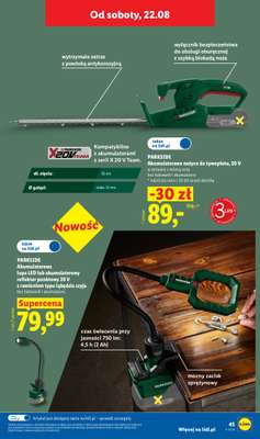 Lidl - gazetka promocyjna Katalog od poniedziałku 17.08 do soboty 22.08 - strona 57