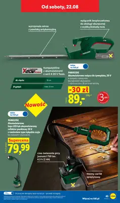 Lidl - gazetka promocyjna Katalog od poniedziałku 17.08 do soboty 22.08 - strona 57