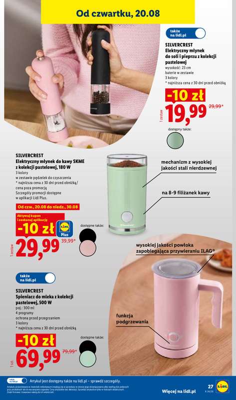 Lidl - gazetka promocyjna Katalog od poniedziałku 17.08 do soboty 22.08 - strona 39