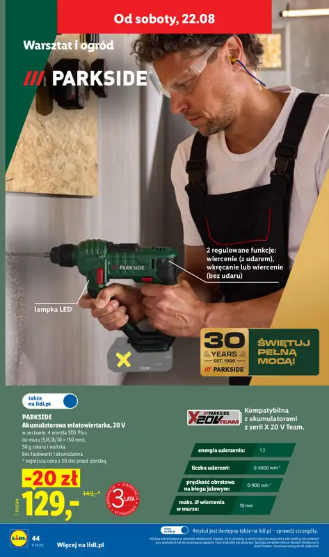 Lidl - gazetka promocyjna Katalog od poniedziałku 17.08 do soboty 22.08 - strona 56